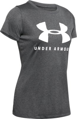 Under Armour Womens Favorite Logo Short Sleeve 